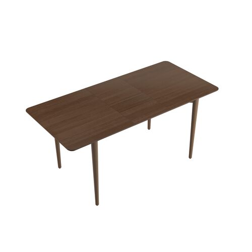 Стіл розкладний Silva 130+40x80 темний горіх - Фото №7