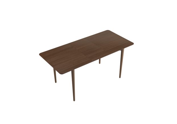 Стіл розкладний Silva 130+40x80 темний горіх - Фото №2