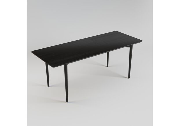 Стіл розкладний Silva 160+40x80 чорний - Фото №2