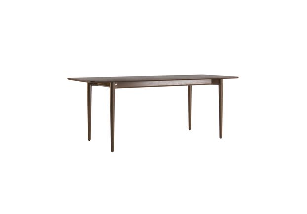 Стіл розкладний Silva 160+40x80 темний горіх - Фото №2