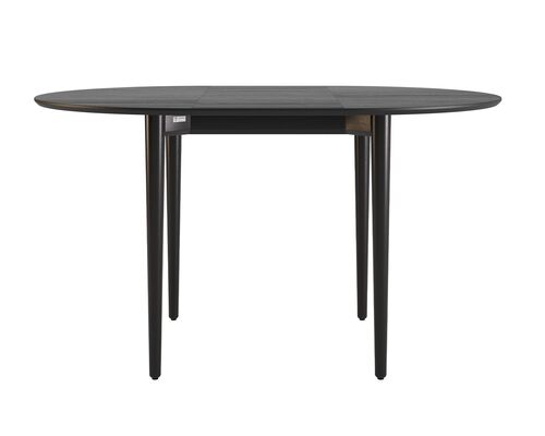 Стіл розкладний Silva d-100+30 чорний - Фото №1