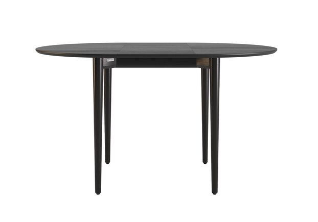 Фото №1. Стіл розкладний Silva d-100+30 чорний - Meblistico Стіл розкладний Silva d-100+30 чорний - Фото №1