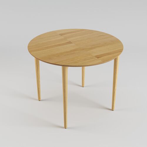 Стол раскладной Silva d-100+30 натуральный дуб - Фото №6