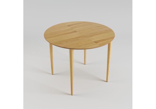 Стол раскладной Silva d-100+30 натуральный дуб - Фото №2