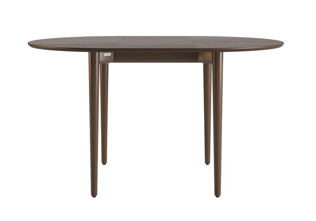 Стіл розкладний Silva d-100+30 темний горіх - Фото №1