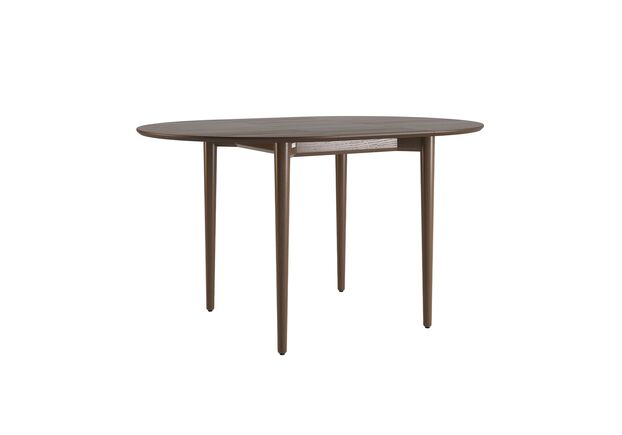 Стіл розкладний Silva d-100+30 темний горіх - Фото №2