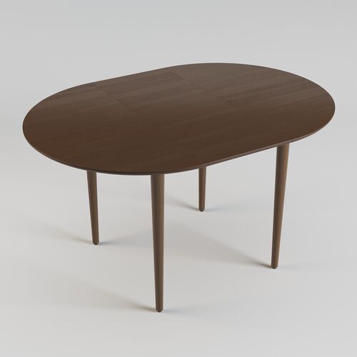 Стіл розкладний Silva d-100+30 темний горіх - Фото №5