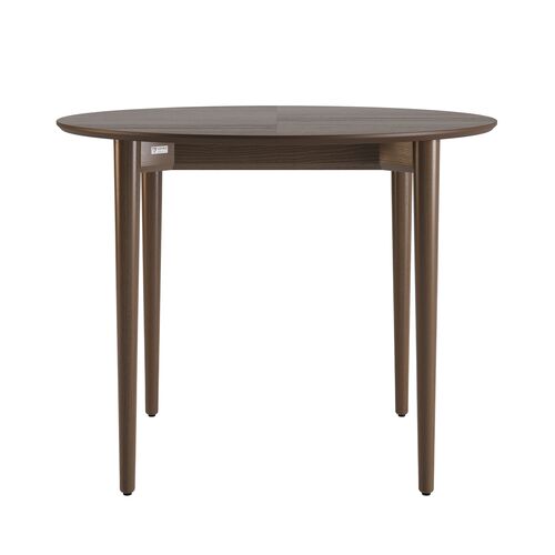 Стіл розкладний Silva d-100+30 темний горіх - Фото №3