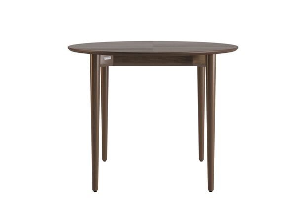 Стіл розкладний Silva d-100+30 темний горіх - Фото №2