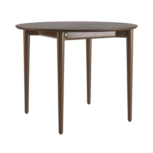 Стіл розкладний Silva d-100+30 темний горіх - Фото №4