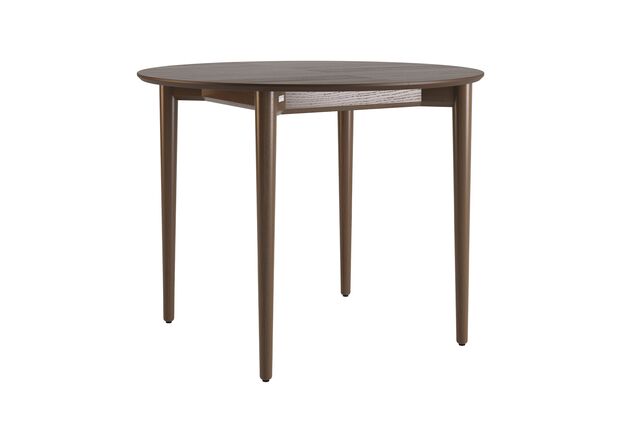 Стіл розкладний Silva d-100+30 темний горіх - Фото №2