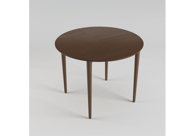 Стіл розкладний Silva d-100+30 темний горіх - Фото №2