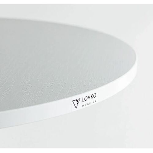 Стіл барний Soul light bar d-60 чорний метал, білий ДСП - Фото №5