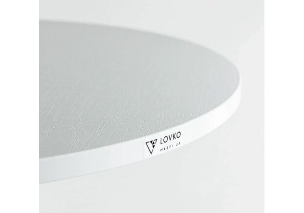 Стіл барний Soul light bar d-60 чорний метал, білий ДСП - Фото №2