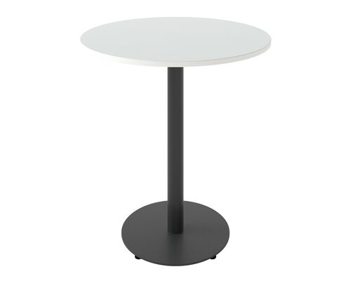 Стол барный Soul light d70 см черный+белый - Фото №1
