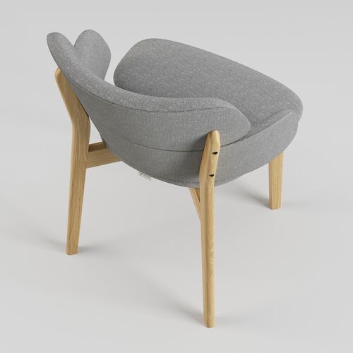 Стілець Swan натуральний дуб/Martin 15 - Фото №6