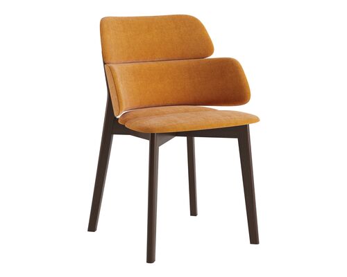 Стілець Swan темний горіх/Mani 20 - Фото №1