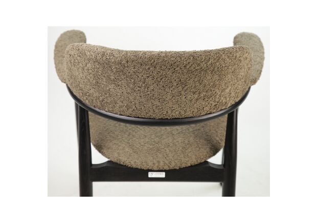 Фото №2. Стул Terra черный/Anthology 7 Mocca - Meblistico Стул Terra черный/Anthology 7 Mocca - Фото №2