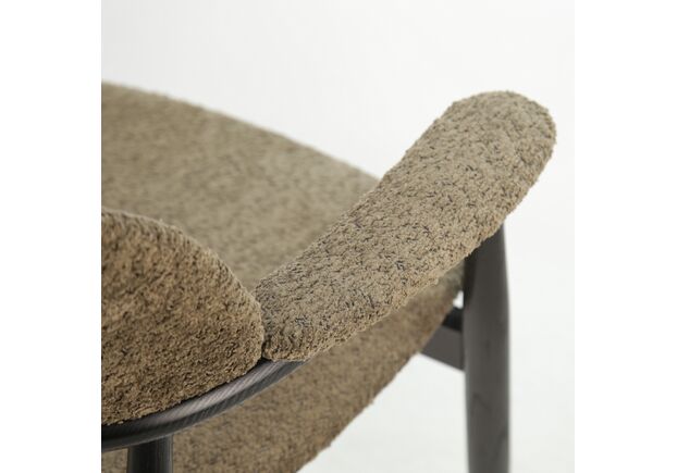 Фото №2. Стул Terra черный/Anthology 7 Mocca - Meblistico Стул Terra черный/Anthology 7 Mocca - Фото №2