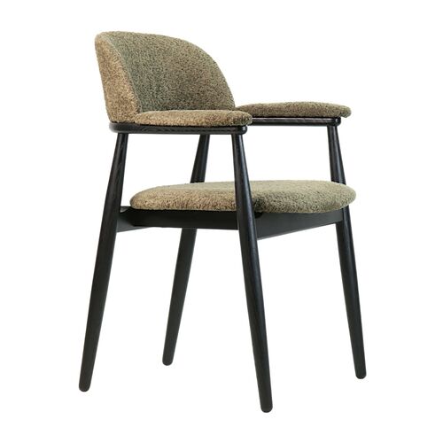 Стілець Terra чорний/Anthology 7 Mocca - Фото №3