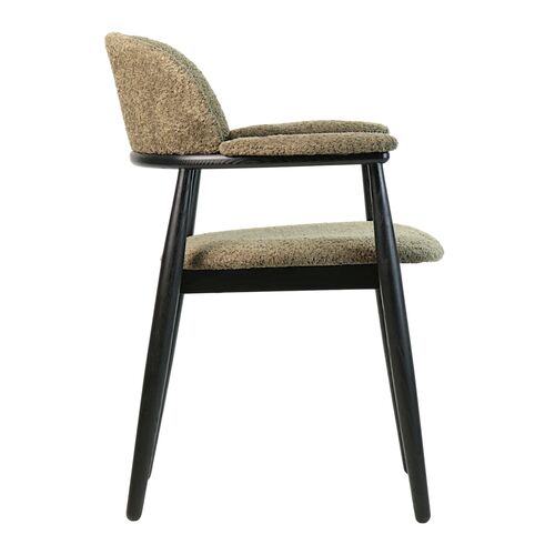 Стілець Terra чорний/Anthology 7 Mocca - Фото №4