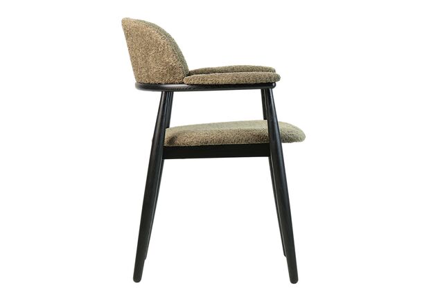 Фото №2. Стул Terra черный/Anthology 7 Mocca - Meblistico Стул Terra черный/Anthology 7 Mocca - Фото №2