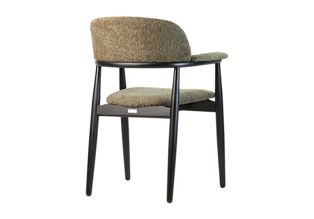 Фото №2. Стул Terra черный/Anthology 7 Mocca - Meblistico Стул Terra черный/Anthology 7 Mocca - Фото №2