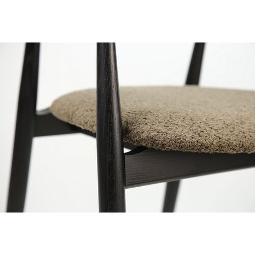 Стілець Terra чорний/Anthology 7 Mocca - Фото №8