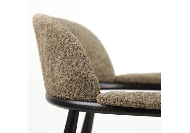 Фото №2. Стул Terra черный/Anthology 7 Mocca - Meblistico Стул Terra черный/Anthology 7 Mocca - Фото №2