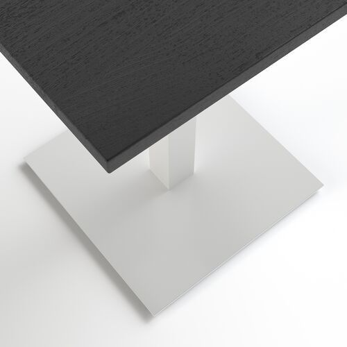 Стол барный Tetra light 600х600 белый+черный - Фото №4