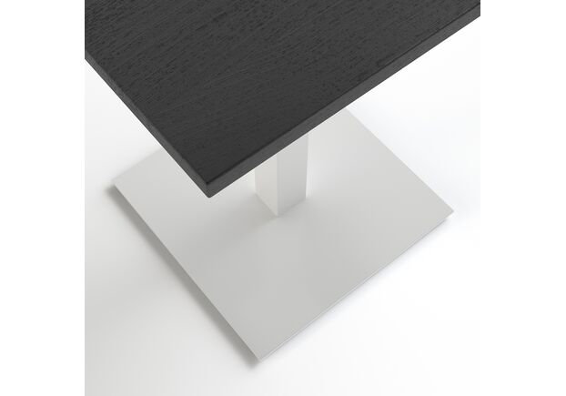 Стол барный Tetra light 600х600 белый+черный - Фото №2
