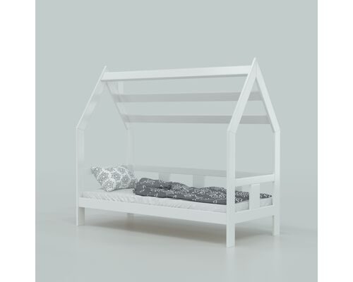 Кровать детская Никко 80*190 белая - Фото №1