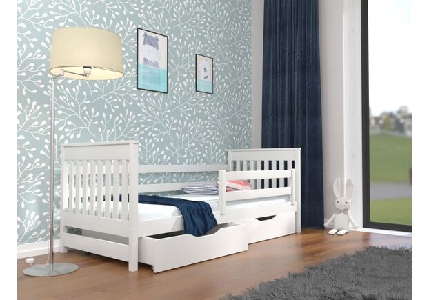 Кровать детская Адель 90*190 белая - Фото №1
