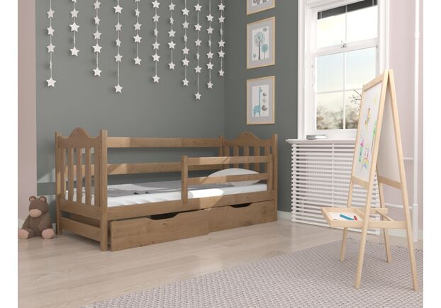 Кровать детская Аврора 80*190 белый - Фото №2