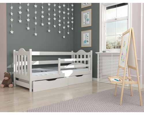Кровать детская Аврора 80*190 белый - Фото №1