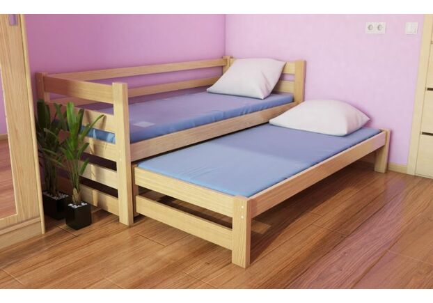 Кровать детская с двумя спальными местами Соня 80*190 белая - Фото №2