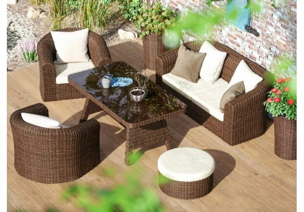 Комплект садовой мебели из ротанга Лимо - Фото №2