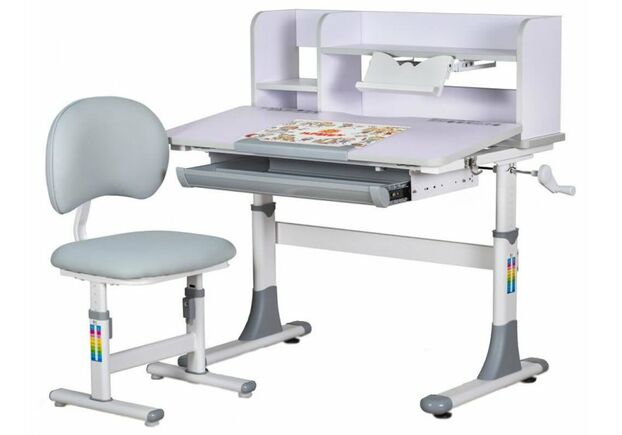 Комплект Evo-kids (стол+стул+полка) (BD-22 G) - Фото №1