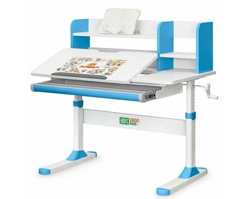 Дитячий стіл ErgoKids TH-330 Blue Білий/Блакитний - Фото №1