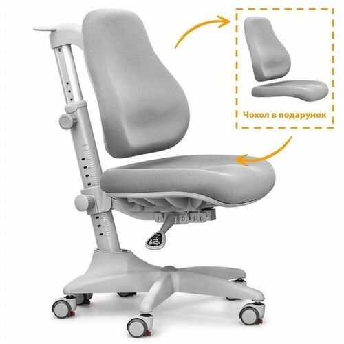 Комплект парта Evo-kids Florida Multicolor G + крісло Mealux Match G (Evo-52 WG + G +Y-528 G) - Фото №5