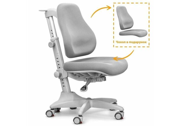 Комплект парта Evo-kids Florida Multicolor G + крісло Mealux Match G (Evo-52 WG + G +Y-528 G) - Фото №2