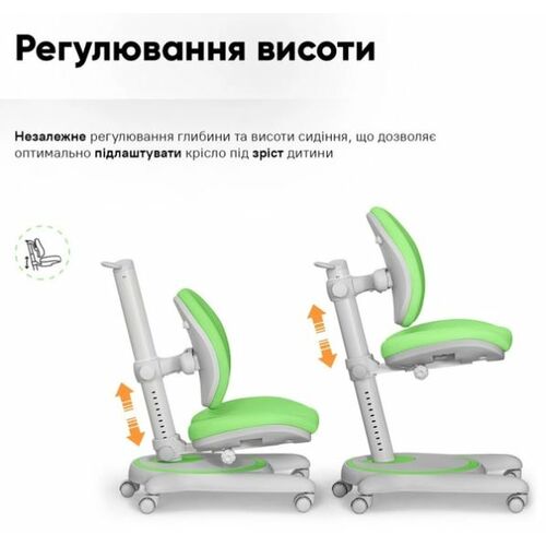 Детское кресло Mealux Ortoback Duo Plus Green - Фото №6