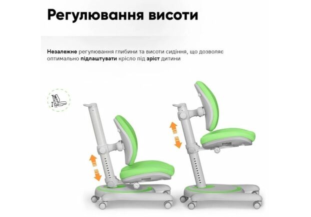 Детское кресло Mealux Ortoback Duo Plus Green - Фото №2