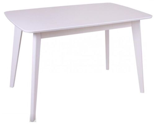 Стол обеденный деревянный Мелитополь Мебель Модерн 120(160)*75 см белый  - Фото №1