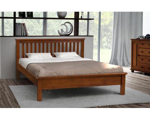 Кровать деревянная Сидней орех - Фото №1