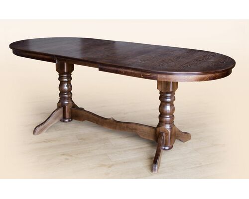 Розкладний стіл Говерла 1600(+400)х900 темний горіх - Фото №1