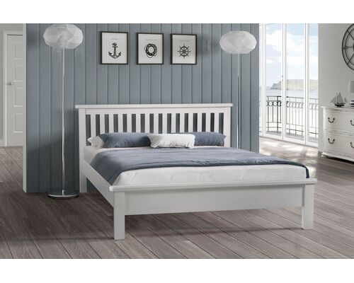 Ліжко з дерева Сідней 160*200 см біле - Фото №1