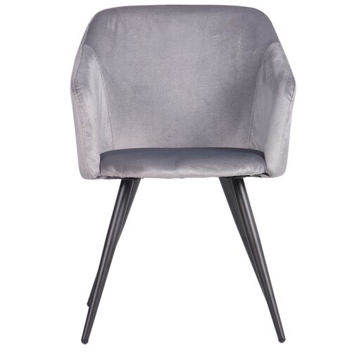 Кресло Lynette black/silver серый - Фото №4