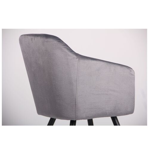 Кресло Lynette black/silver серый - Фото №3