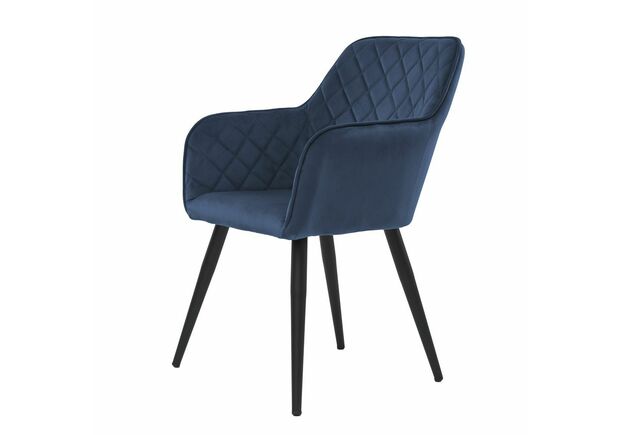  Кресло обеденное ANTIBA (Антиба) ткань полуночный синий - Фото №1